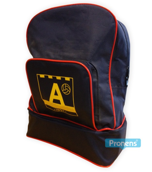 Mochila deportiva con zapatillero rígido personalizada para