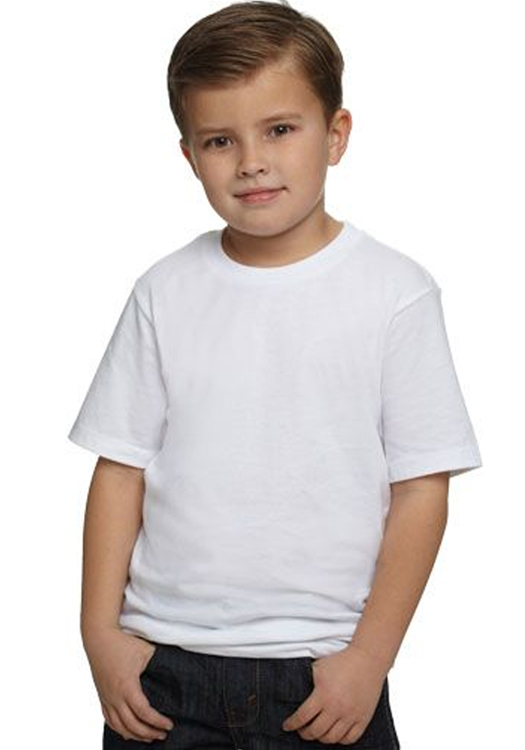 Camiseta infantil blanca máxima calidad personalizada para escuelas  infantiles y colegios