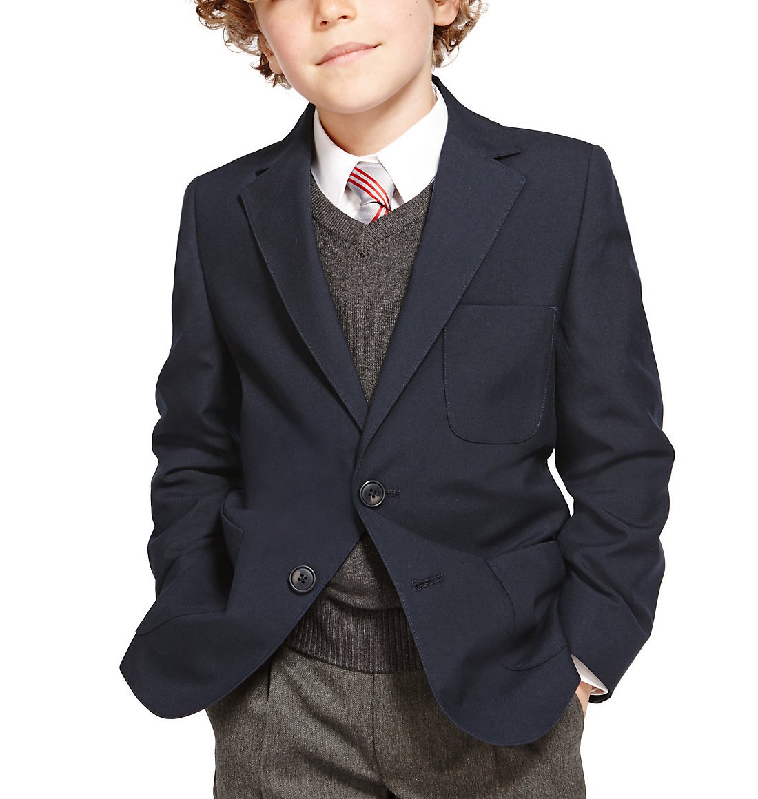 Blazer Escolar Para Chicos pamso.pl