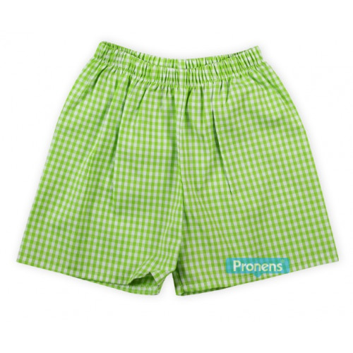 Fabricante pantalón infantil vichy cuadro pistacho para uniformes guardería escuela infantil