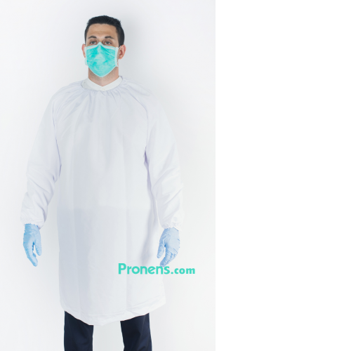 Fabricante de batas sanitarias protectoras Impermeables de tela para hospitales, residencias, laboratorios, farmacias - Batas impermeables fabricadas en España