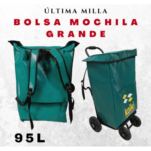 Bolsa para carro reparto con asas de mochila personalizadas - Bolsa carro reparto Koiki Bolsa para carro reparto con asas de mochila personalizadas - Bolsa carro reparto Koiki