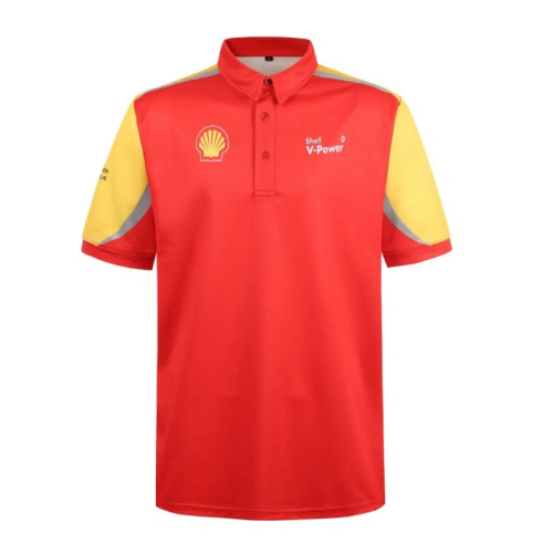 Fabricante de polos de poliéster personalizados con diseños a todo color en toda la superficie para empresas, colegios y eventos. Polos de poliéster personalizados.