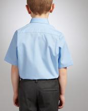 camisa corta colegial  azul - Uniformes escolares Pronens