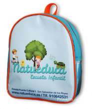 Fabricante mochilas escolares originales para guardería con logo a colores - Mochila escuela infantil Pronens