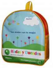 Fabricante mochilas escolares originales escuela infantil Hadas y duendes - Mochilas escolares Pronens