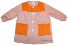 Batas escolares personalizadas para colegios canesú naranja