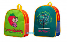 Comparativa tamaños modelos mochilas escolares personalizadas para guardería escuela infantil