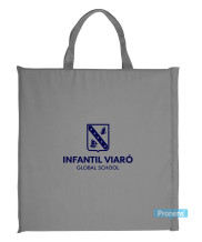 Colchoneta plegable escolar márfega personalizada para colegios de color gris colegio Viaró