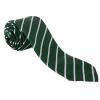 Corbata colegial raya verde - Uniformes escolares Pronens