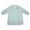 Batas escolares personalizadas para colegios vichí raya verde cuello camisa