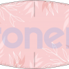 Masque barrière lavable fleurs rose Ref.03.130037 - AFNOR SPEC S76-001 