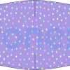 Face Covering mask CWA17553 Ref.03.130049 purple stars