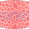 Masque barrière lavable Leopard rosé Réf.03.130051 - AFNOR SPEC S76-001