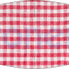 Face Covering mask CWA17553 Ref.03.130053 red vichy