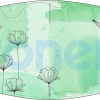 Masque barrière Papillon vert Réf.03.130083 - AFNOR SPEC S76-001