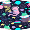 Face Covering mask washable for children CWA 17553 Ref.03.130091 space cats