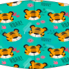 Masque hygiénique lavable enfant Tigres Réf.03.130093 - AFNOR SPEC S76-001