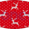 Face Covering mask washable CWA 17553 Ref.03.130111 red reindeer sweater