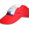 Gorra infantil escolar roja personalizada - Gorras infantiles escolares Pronens