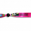 Fabricante pulsera de tela personalizada y regulable para Colegio Oficial Trabajo Social - Pulseras tela personalizadas Pronens