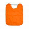 Fabricante babero infantil de máxima calidad con goma al cuello y forro eva color Naranja