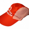 Fabricante de gorras escolares infantiles de tela personalizadas para colegios, escuelas infantiles y guarderías - Gorras escolares vichí naranja  Pronens