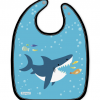 Fabricante baberos infantiles guardería de microfibra impermeable y secado rápido Ref.02.5500.5 Baby Shark