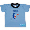 Camiseta infantil escolar con cuello contrastado - uniformes guardería escuela infantil Pronens