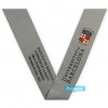 Fabricante beca banda graduación bordada Fieltro gris claro 230 para Universidad de Barcelona Medicina