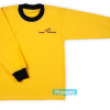 Fabricante camiseta escolar manga larga amarilla con elásticos contrastados - Uniformes escolares camisetas manga larga Pronens