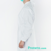 Manufacturer of Waterproof Protective Isolation Gowns with open back in EVA fabric COVID19 - side