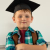 Birrete graduación infantil con casco elástico - birrete infantil elástico pronens