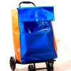 Fabricante bolsa grande personalizada para carro de reparto postal - Bolsa carro reparto azul y naranja