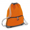 Bolsa mochila cremallera naranja - Bolsas deporte personalizadas Pronens