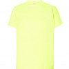 Camiseta técnica infantil personalizada amarillo fluor - uniformes escuela infantil