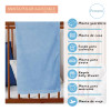 Fabricante manta polar bebé personalizada para colegios y guarderías - usos