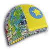 Gorros de natación de lycra personalizados para piscinas, clubs deportivos, colegios, gimnasios, hoteles - amarillo