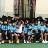 Birrete graduación infantil colegio primaria