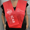 Fabricante de Banda beca graduación de tela personalizada Medida XL 2000x150 mm