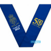 Fabricante Becas bandas graduación personalizadas de tela Azul royal para colegios y universidades para Kings College