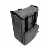 Fabricante mochila buzoneo para reparto publicitario y ultima milla - frontal gris