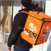 Fabricante Mochila Delivery naranja personalizada medidas Glovo