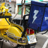 Mochila delivery reparto a domicilio soporte para colocar en motocicleta