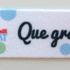 Detalle pulsera tela personalizada