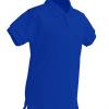 Polo escolar de manga corta azul royal para escuelas infantiles y colegios - Polos escolares Pronens