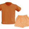 Conjunto verano naranja escuela infantil - Uniformes escuela infantil Pronens