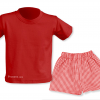 Conjunto verano rojo escuela infantil - Uniformes escuela infantil Pronens