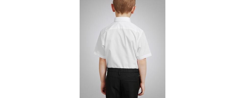 camisa corta escolar  - Uniformes escolares Pronens