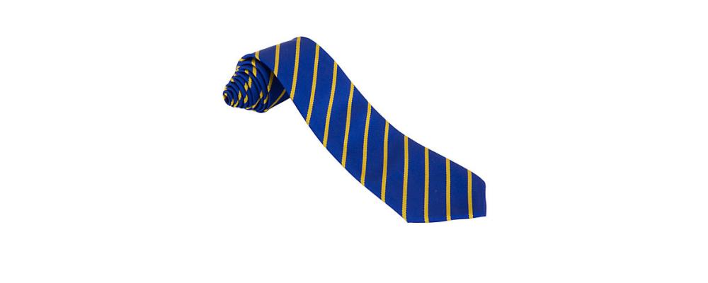 Corbata escolar raya azul - Uniformes escolares Pronens